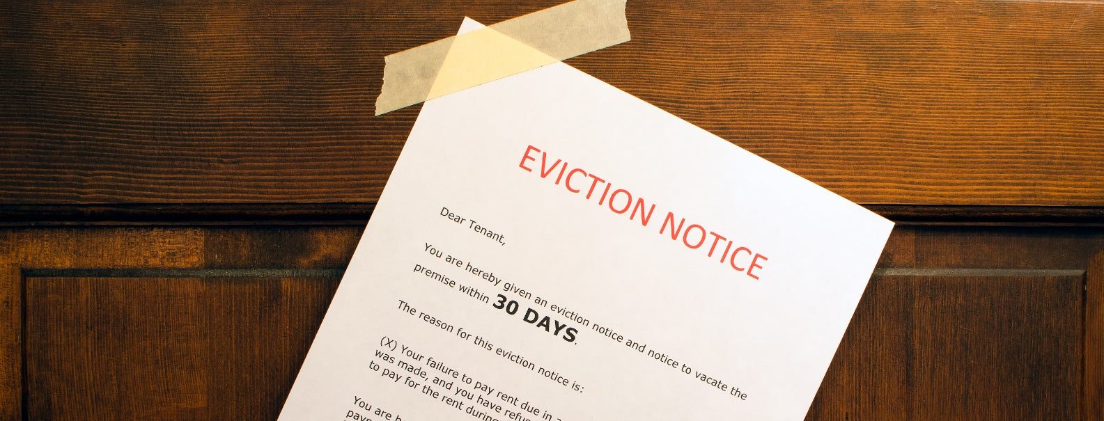 eviction notice