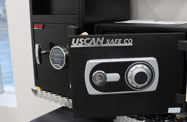 uscan safe products inside showroom